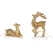 Lit Deer Yard Décor