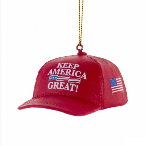 Keep America Great Hat Ornament 1.77"