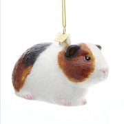 Guinea Pig Glass Ornament 4.5"