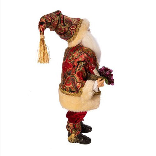 Kringle Klaus Wine Santa 18"