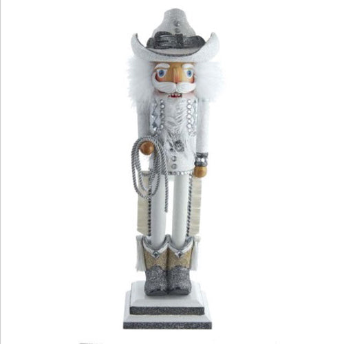 Hollywood Rhinestone Cowboy Nutcracker 19"