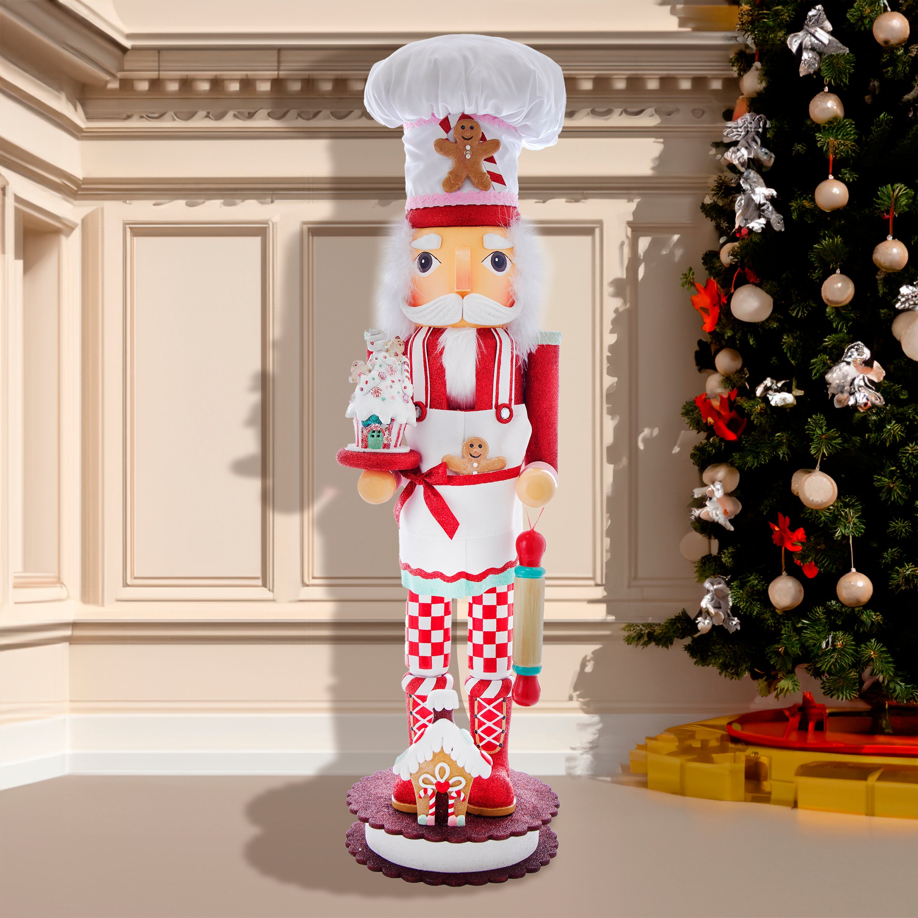 Hollywood Gingerbread Chef Nutcracker 36"