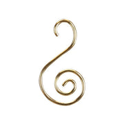 Gold S-Shaped Ornament Hooks Set of 24