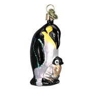 Emperor Penguin with Chick Ornament