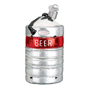Aluminum Beer Keg Ornament