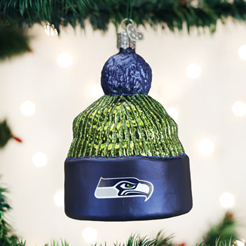 Seattle Seahawks Beanie Ornament