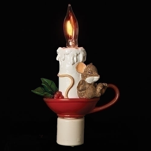 Sleeping Mouse Night Light 7"