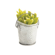 Galvanized Round Pail with Handle 9oz