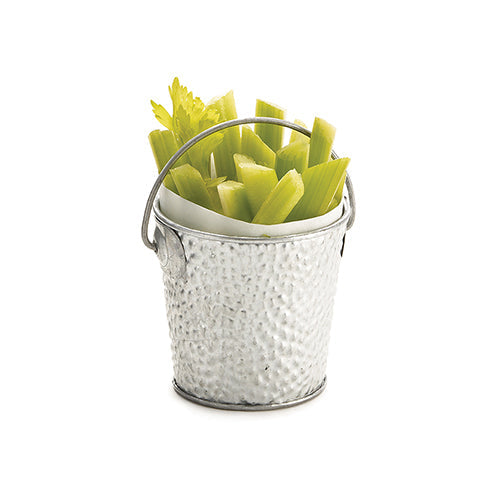 Galvanized Round Pail with Handle 9oz