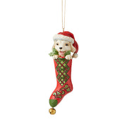 Dog in Stocking Ornament