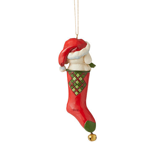 Dog in Stocking Ornament