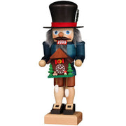 Blackforest Cuckoo Clock Man Nutcracker 10.75"