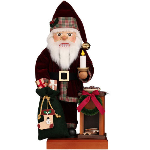 Santa & Fireplace Nutcracker