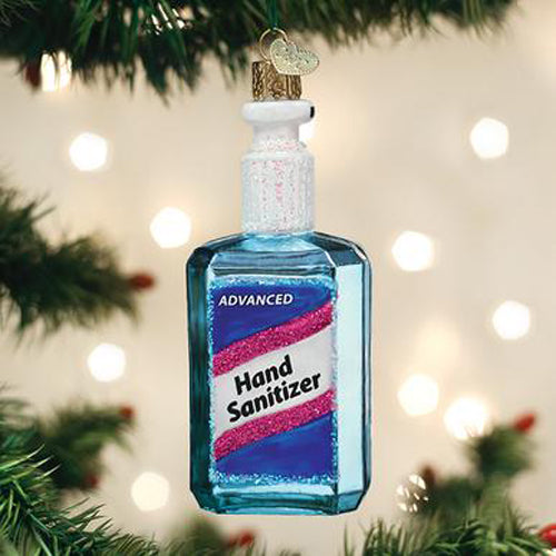 Hand Sanitizer Ornament 4.75"