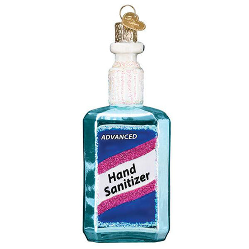 Hand Sanitizer Ornament 4.75"