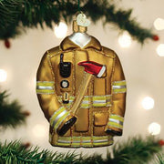 Firefighter's Coat Ornament 4.25"