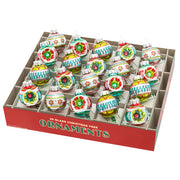 Festive Fete Half Reflector Half Rounds 1.25" Set of 20