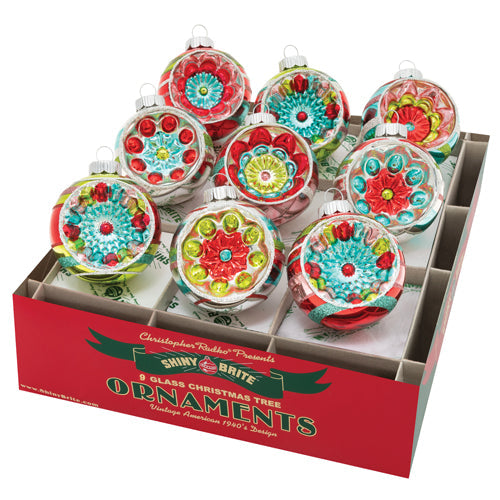 Festive Fete Reflector Rounds 2.5" Set of 9