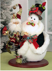 Stocking Maker Elf with Snowman - SOLD OUT