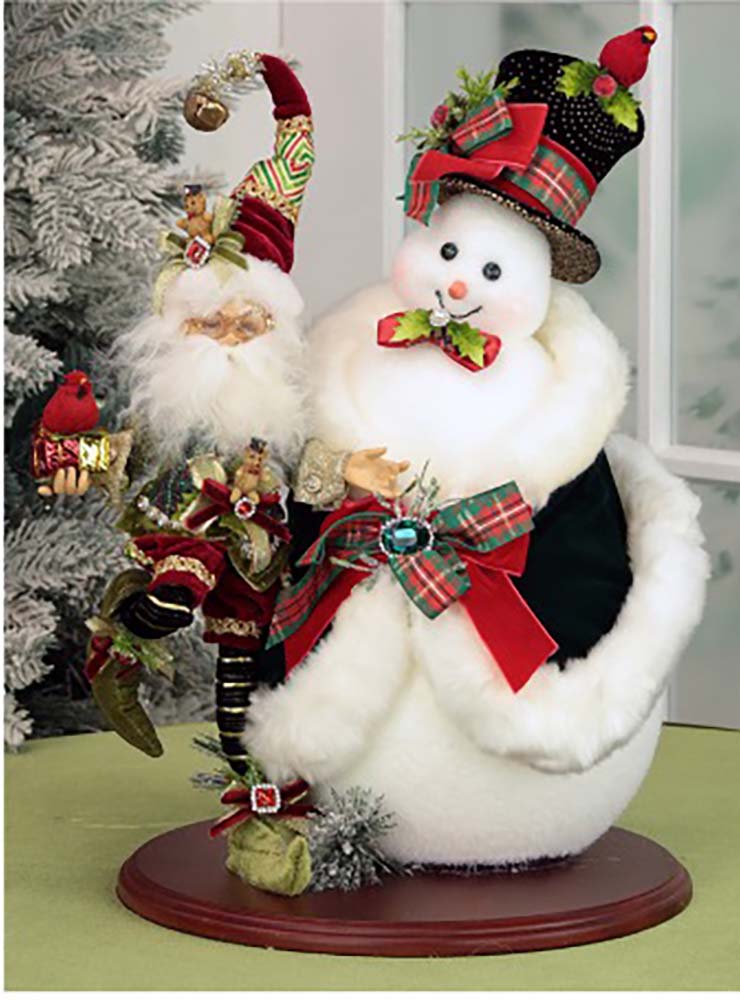 Stocking Maker Elf with Snowman - SOLD OUT