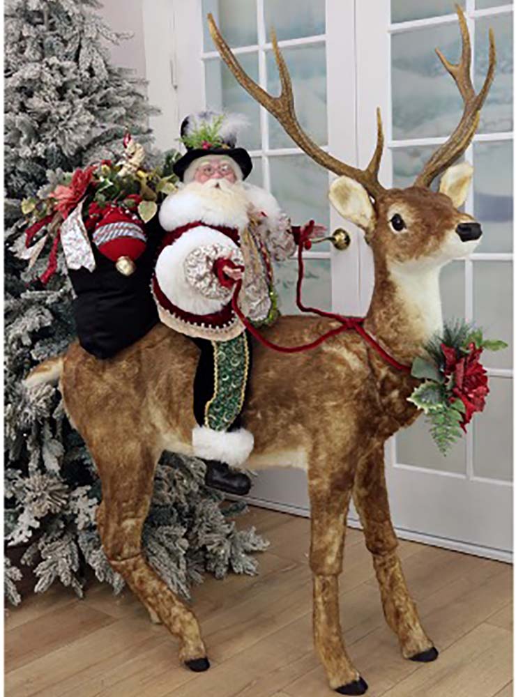 Santa On Reindeer - One Of A Kind