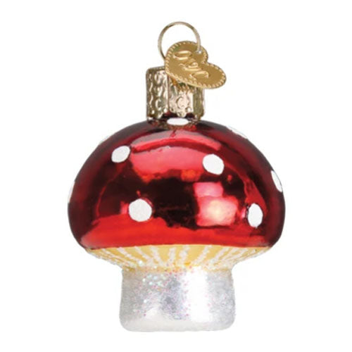 Lucky Mushroom Ornament 2"