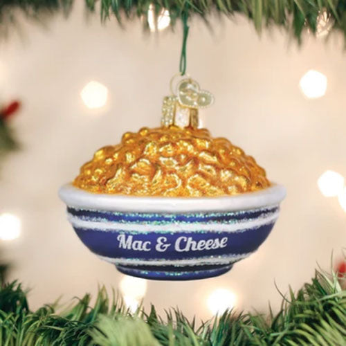 Bowl of Mac & Cheese Ornament 3"