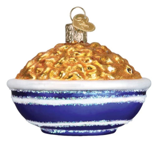Bowl of Mac & Cheese Ornament 3"