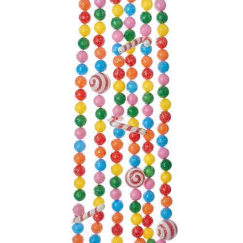 Candy Cane & Ball Candy Garland 6 "