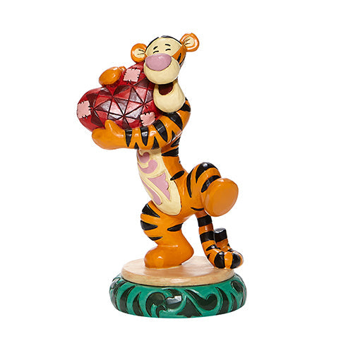 Heartfelt Hug Tigger Holding Heart