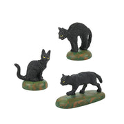A Clowder Of Black Cats Set of 2