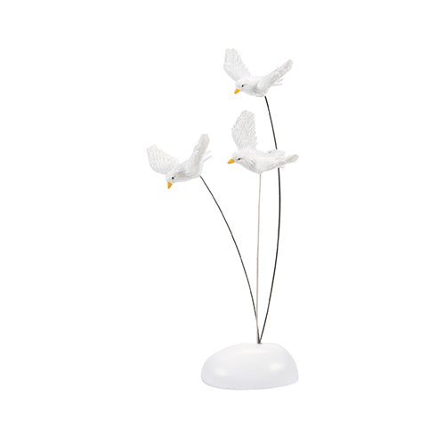 White Christmas Doves