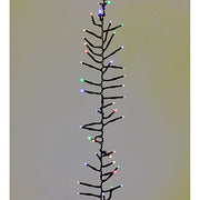 Multi Function Twinkle Cluster Light Strand End-to-End Multi Color with Black Cord 630" 1,560 Lights