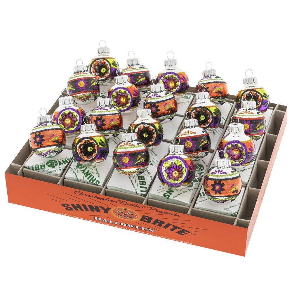 Halloween Half Reflector Half Rounds 1.25" Set of 20