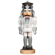 White & Silver Prince Nutcracker