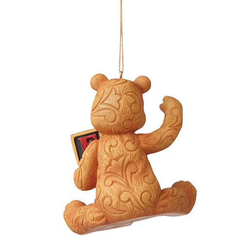 FAO Schwarz Teddy Bear with Letter Blocks Ornament