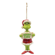 Grinch Naughty & Nice Ornament