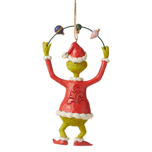 Grinch Juggling Ornaments Ornament