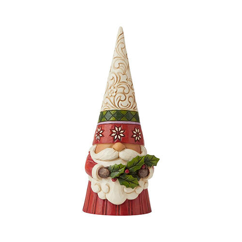 Sprig of Christmas Spirit Christmas Gnome Holding Holly