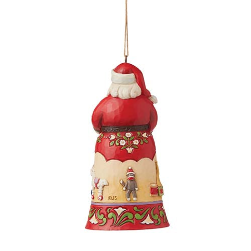 Toyland Santa Ornament