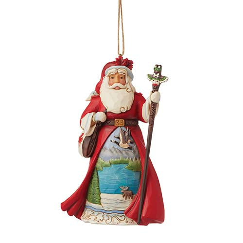 Canadian Santa Ornament