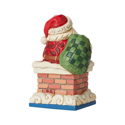 Santa In Chimney Mini