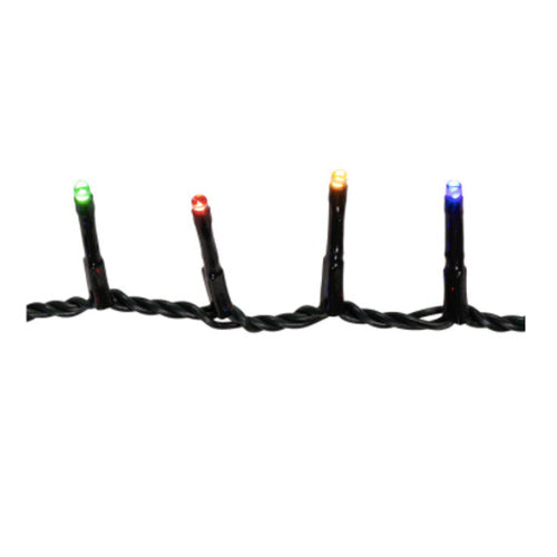 3mm LED Rice Light Green Wire Multi Color 1,800 Light Set 148'