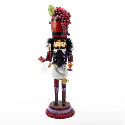 Hollywood Wine Nutcracker 19"