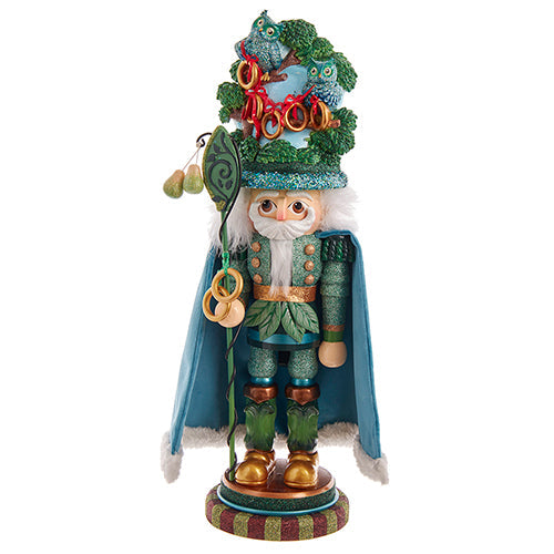 Hollywood 5 Golden Rings Nutcracker 17.5"