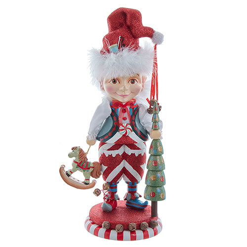 Hollywood Elf with Tree Nutcracker 15"