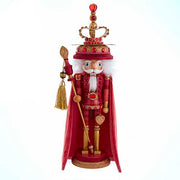 Hollywood Coral King Nutcracker 18"
