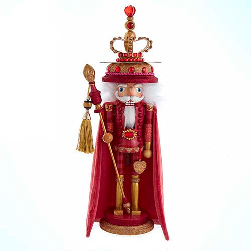 Hollywood Coral King Nutcracker 18"