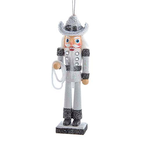 Rhinestone Cowboy Nutcracker Ornament 6"