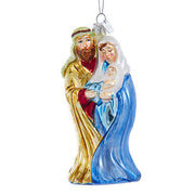 Holy Famly Traditions Series Glass Ornament 4.875"